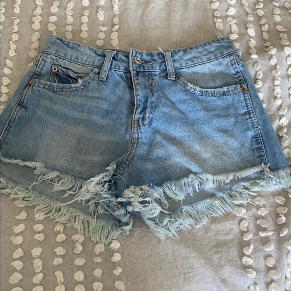 Denim shorts